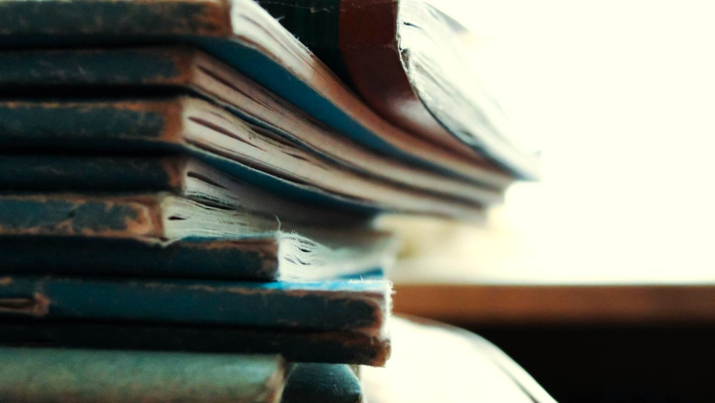 Stack of notebooks